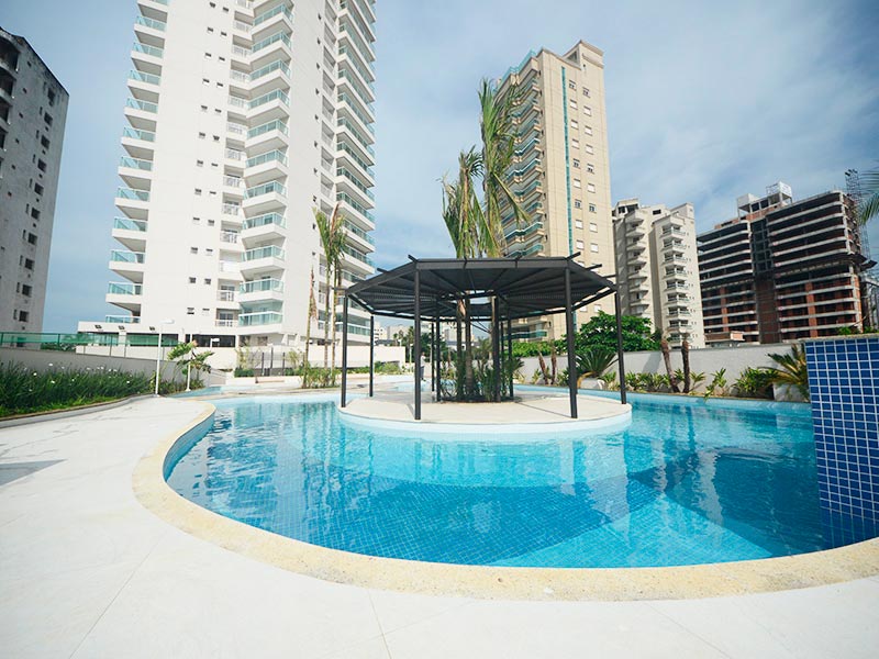 Lajes sem mantas edificio Panoramique 180º - Rocaz - Guarujá